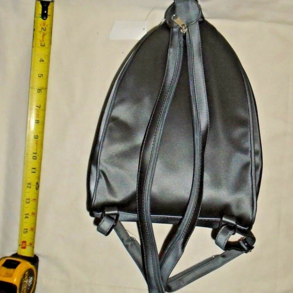 Vintage Bentley Shiny Metallic Backpack Purse Bag - Picture 6 of 7